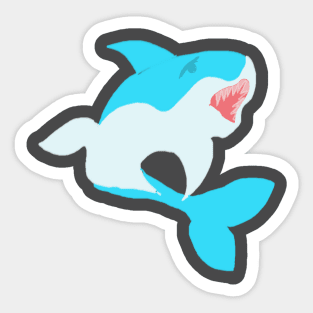 shark toddler Sticker